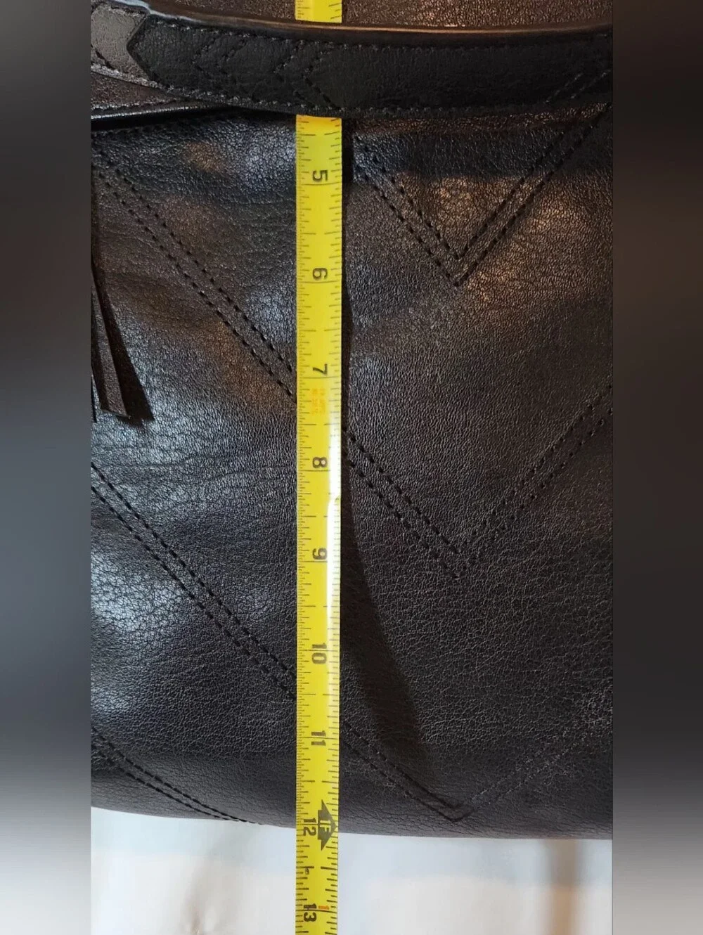 Relic by Fossil Black Sophie Chevron Versatile Crossbody Faux Leather Bag Purse